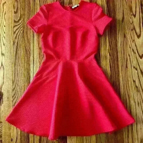 OPENING CEREMONY - Red Fit & Flare Dress. Size Medium. - Picture 1 of 11
